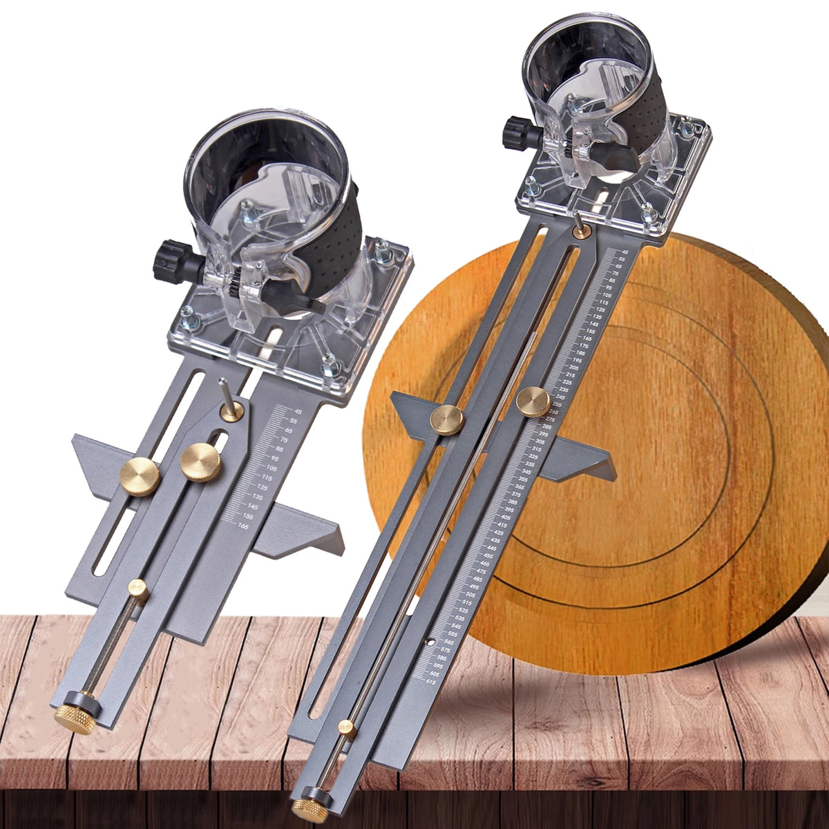 Router Circle Cutting Jig for Trim Routers – 220Mm or 670Mm Arm