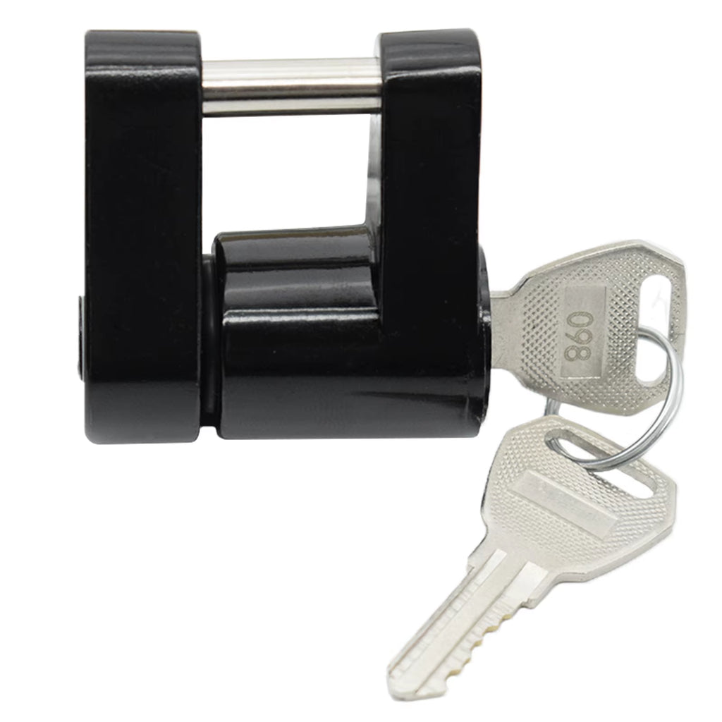 Trailer Coupler Lock, Zinc Alloy Hitch Padlock with 2 Keys – image 6