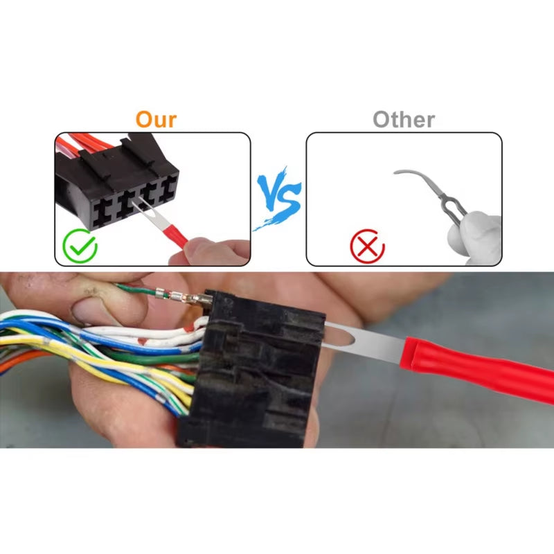21-Piece Terminal Removal Tool Kit - Wire Connector Pin Extractor Set – image 4