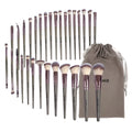 30-Piece Professional Makeup Brush Set with Travel Bag