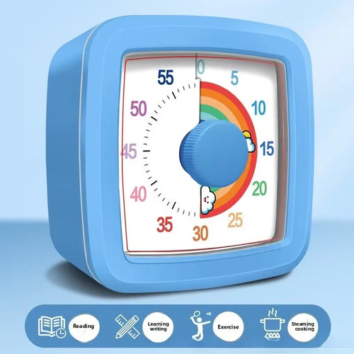 60 Minute Visual Timer - Silent Countdown Timer for Kids & Adults