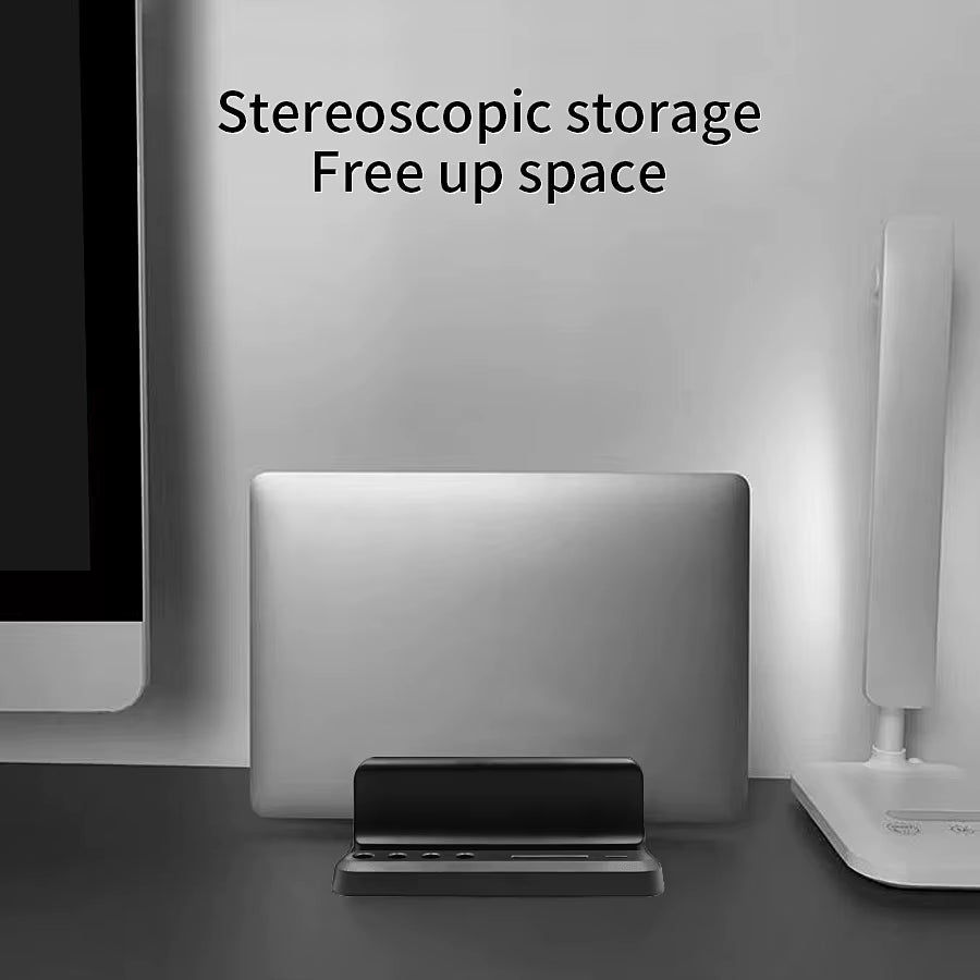 Vertical Laptop Stand - Dual Slot Desk Dock for Laptop and Tablet – image 7