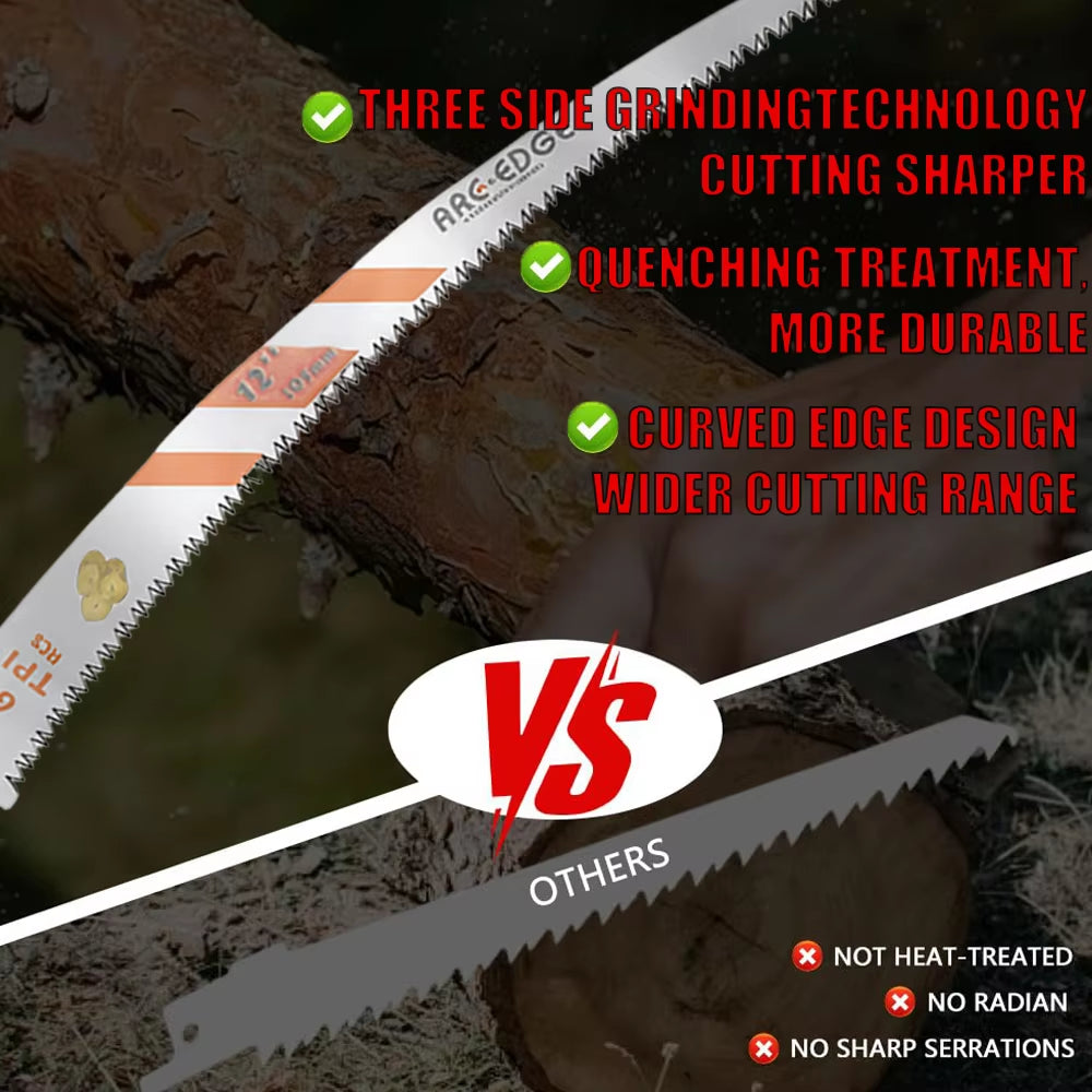 Construction & Landscaping Reciprocating Saw Pruning Blades, 6 TPI Arc Edge 3-Pack – image 4