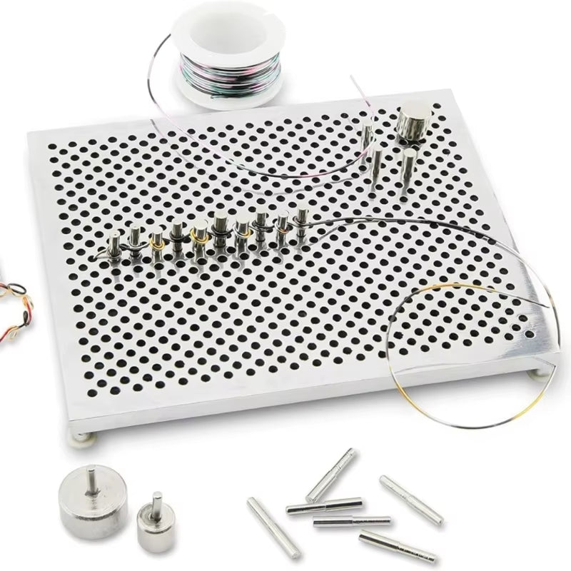 Aluminum Wire Jig Jewelry Making Board with 35 Pegs – image 6