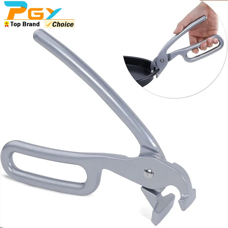 Pizza Pan Gripper – Cast Aluminum Hot Pan Lifting Tongs