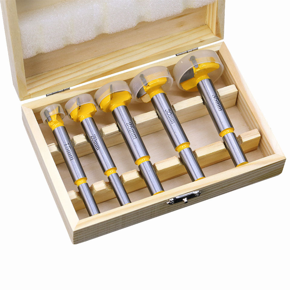 Wood Hole Opener Drill Bits – 5 Pc Carbide Reamer Set – image 4