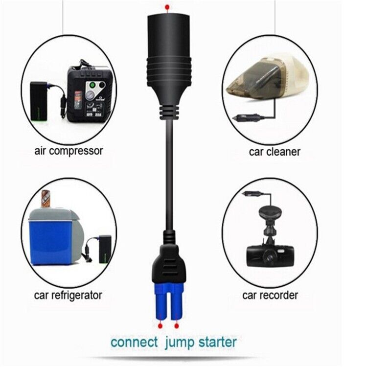 Car Jump Starter – 400A Peak, 20000mAh Power Bank with LED Light