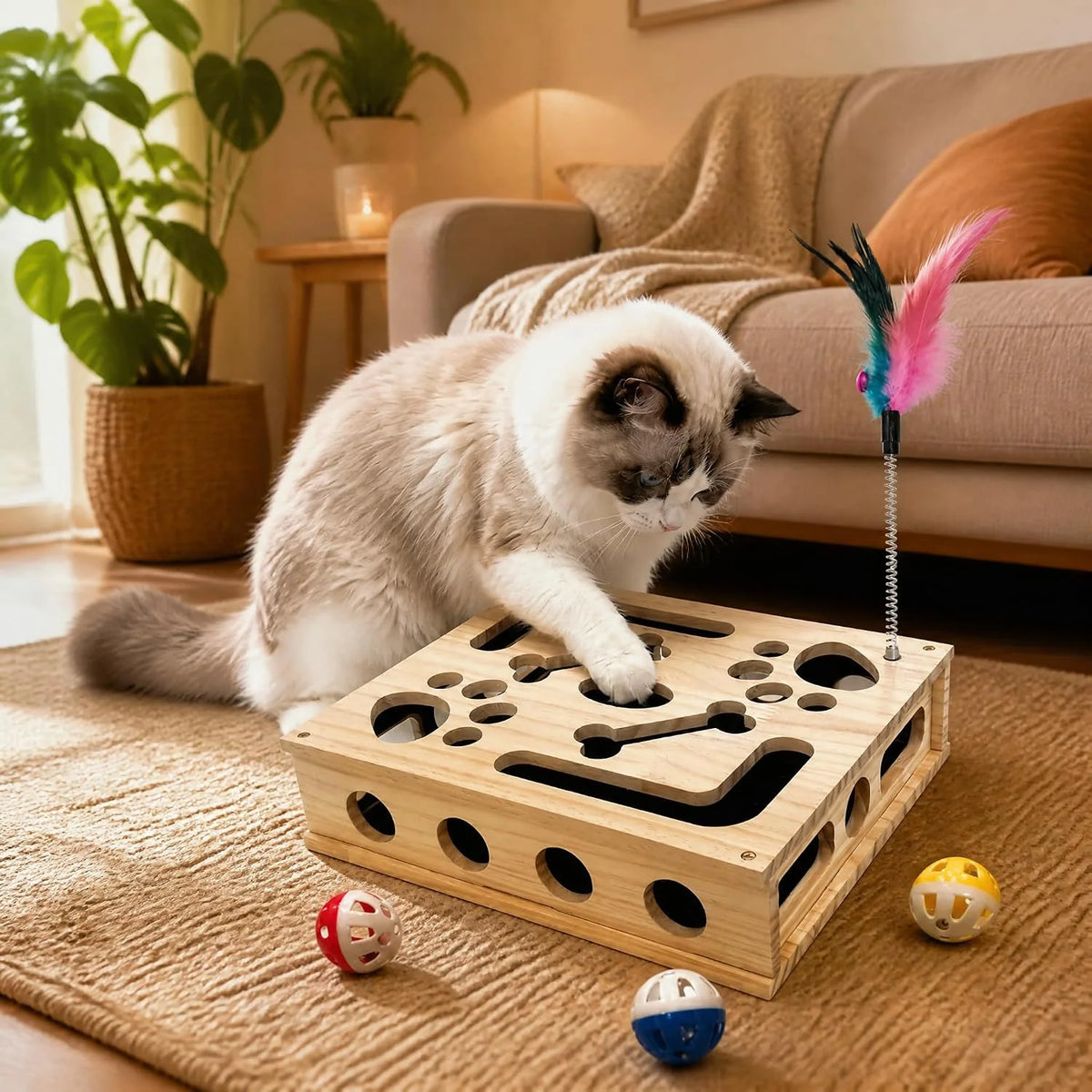 Cat Nail File Box – Interactive Scratch Puzzle Toy – image 7