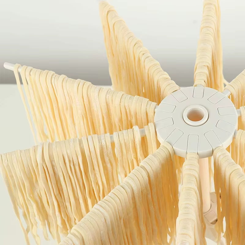 Pasta Drying Rack, Collapsible Spaghetti Noodle Dryer with 10 Bars – image 6