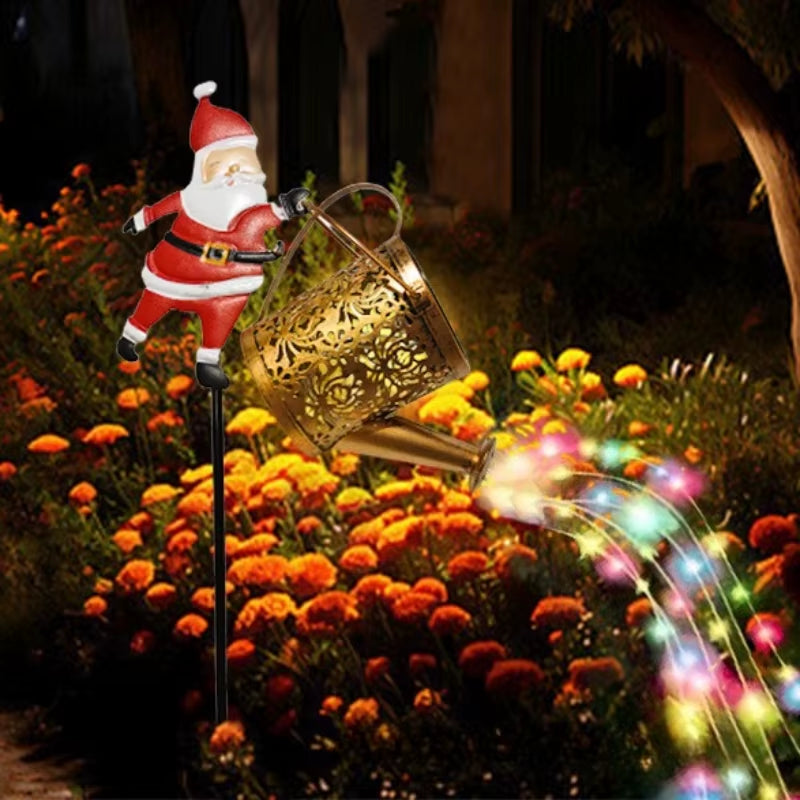 Santa Claus Solar Lantern - Outdoor Christmas Yard Decoration
