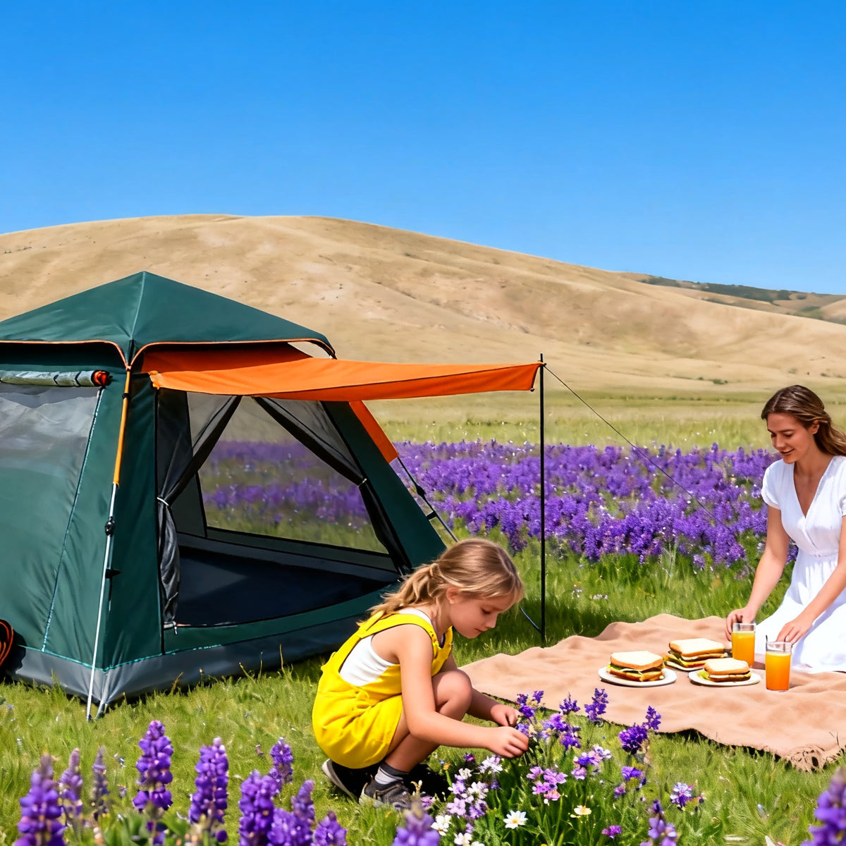 Instant Pop Up Tent 2-4 Person Waterproof Family Camping Tent – image 5