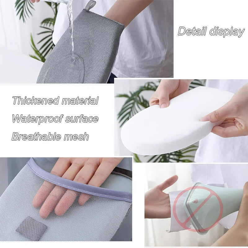 Mini Ironing Board Mitt - Heat Resistant Handheld Iron Pad