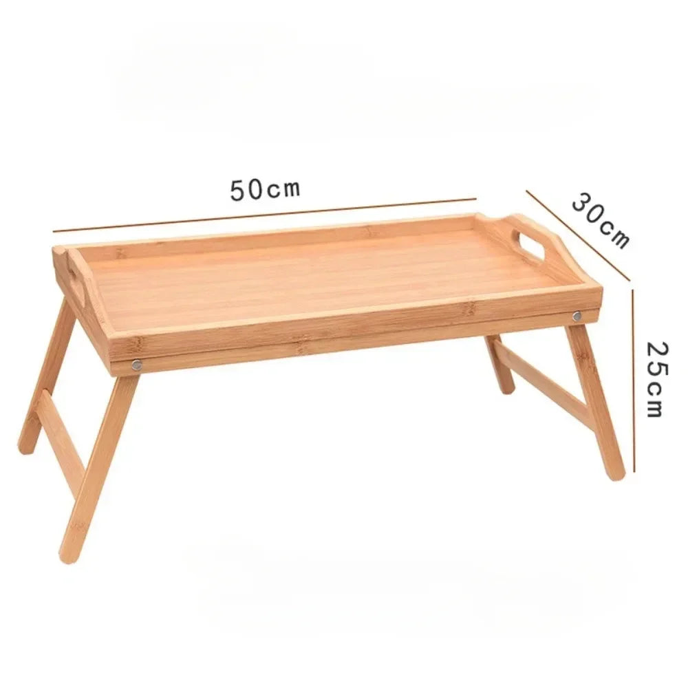 Bamboo Bed Tray Table – Foldable Laptop & Breakfast Tray – image 6