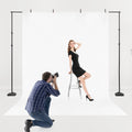 Adjustable 8.5 x 10 Ft Photo Backdrop Stand Kit With Carry Bag – image 1