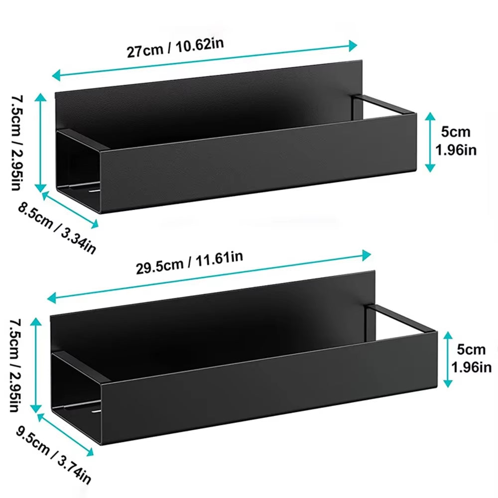 Magnetic Fridge Spice Rack – Side Storage Shelf Organizer – image 8