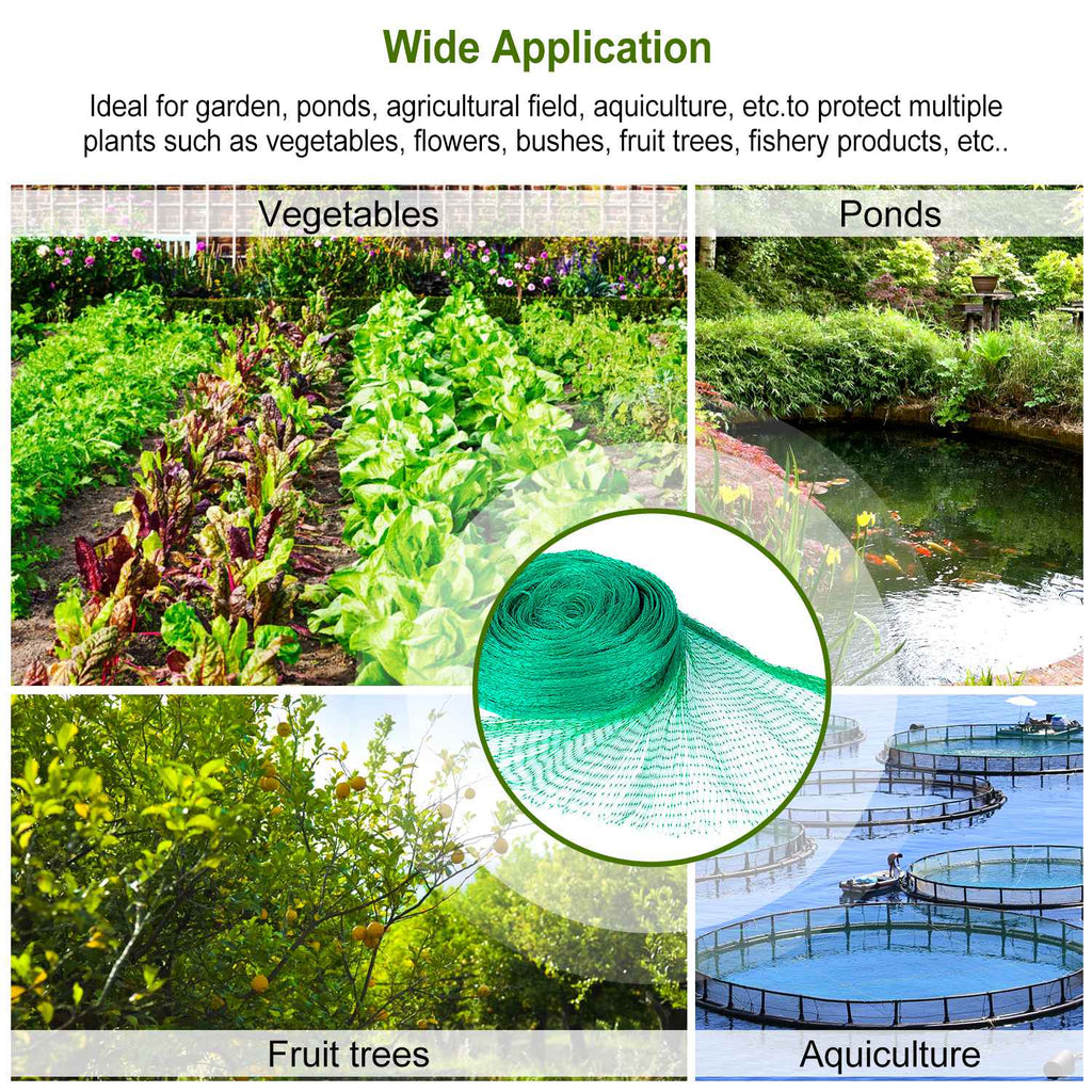 Garden Bird Netting 13 x 33 ft – Heavy Duty PE Plant Protection Net – image 6