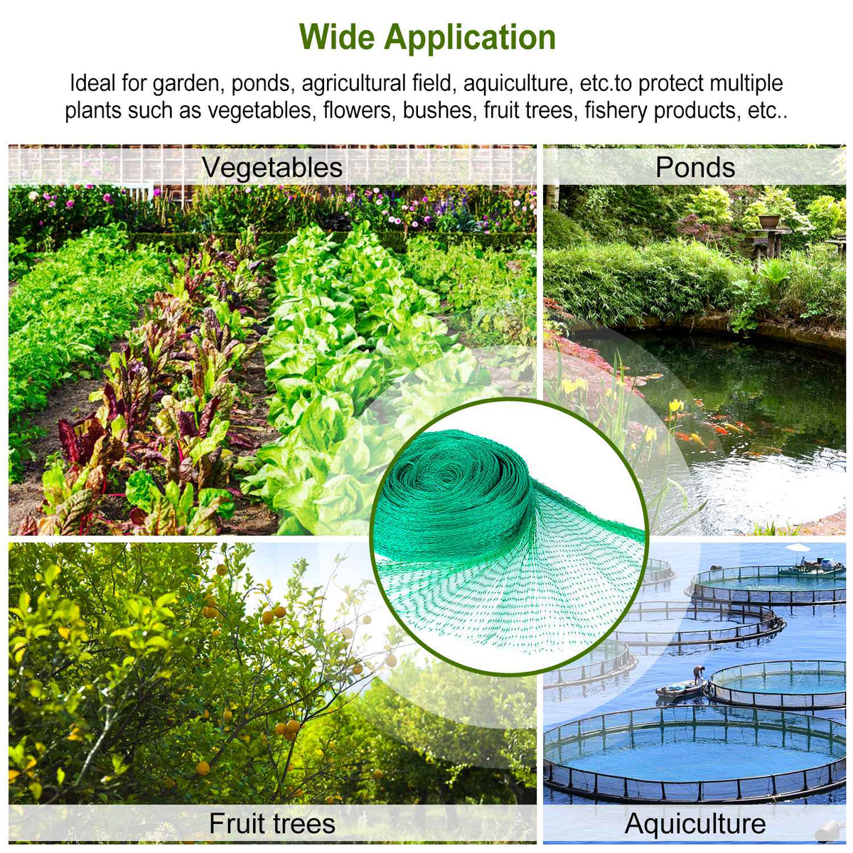 Garden Bird Netting 13 x 33 ft – Heavy Duty PE Plant Protection Net – image 6