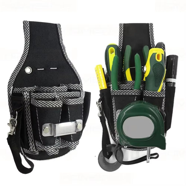 Tool Pouch Belt Bag - 9 Pocket 600D Nylon Electrician Holder – image 1