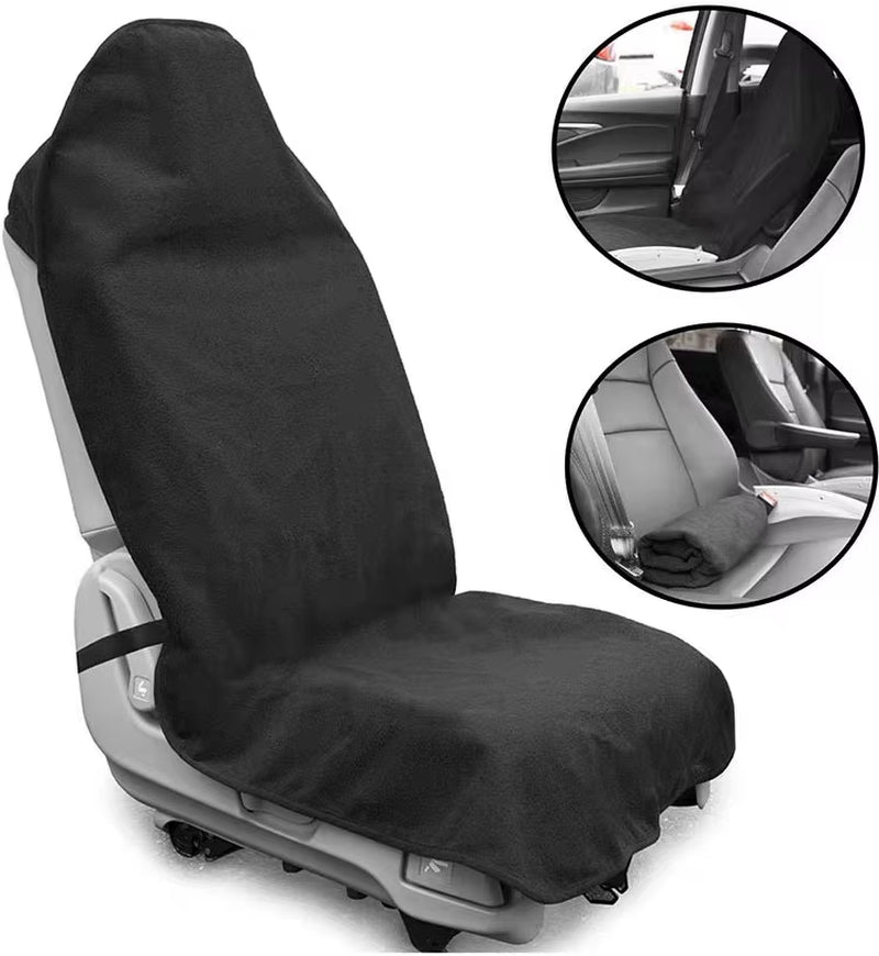 Universal Car Seat Towel Cover - Waterproof Non-Slip Front & Rear Seat Protector