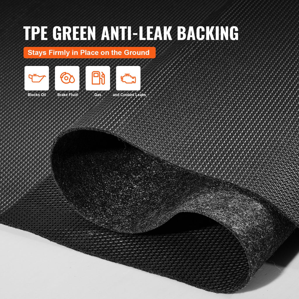 Absorbent Garage Floor Mat 7.6 x 19 Ft For Snow Melt Leakproof – image 5