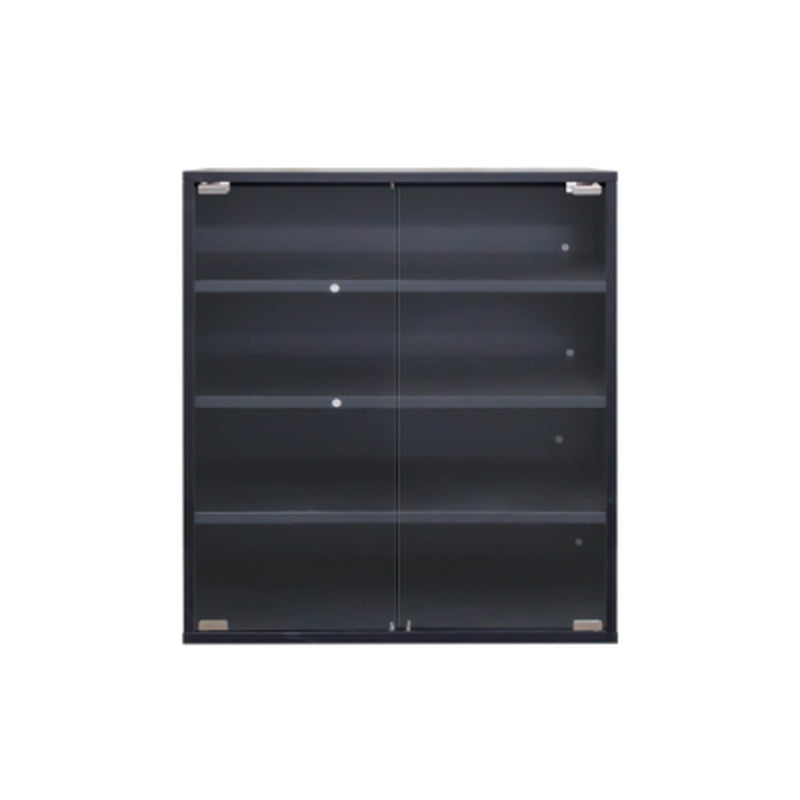 Sneaker Display Case with RGB LED Light and Glass Door, Stackable – image 3