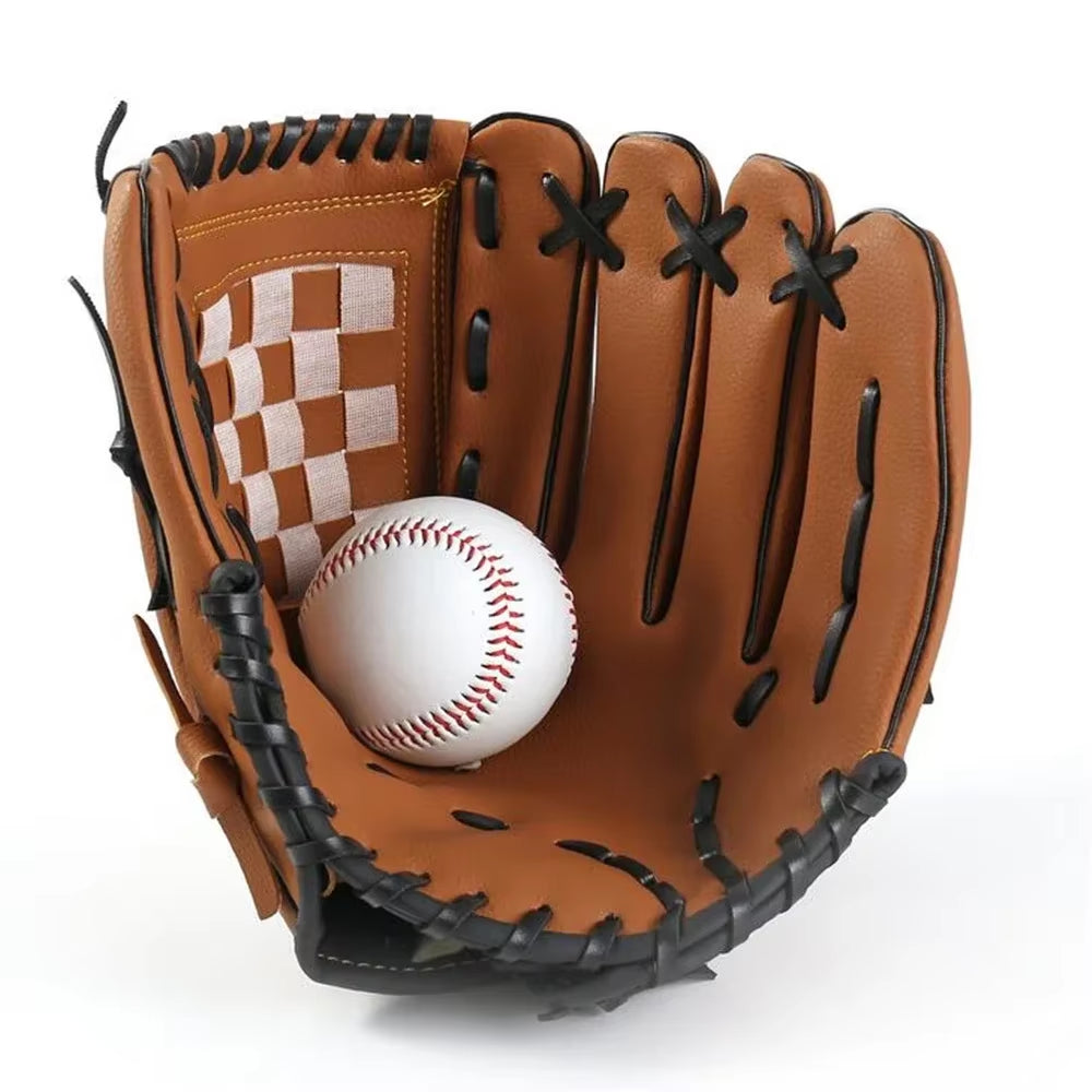 Baseball Glove, PU Leather Left Hand Fielding Practice Mitt – image 3
