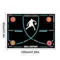 Silent Basketball Dribble Training Mat, Non-Slip Footwork Pad – image 1
