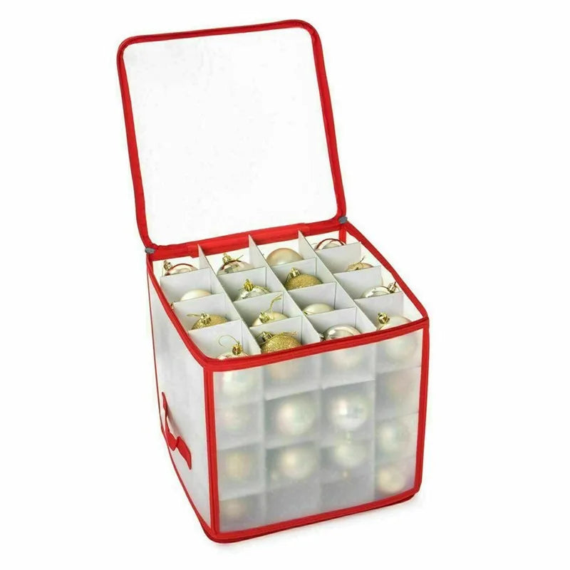 Christmas Ornament Storage Box - 64-Grid Bauble Organizer – image 4