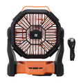 Camping Fan with LED Lantern - Rechargeable 10400mAh Tent Fan
