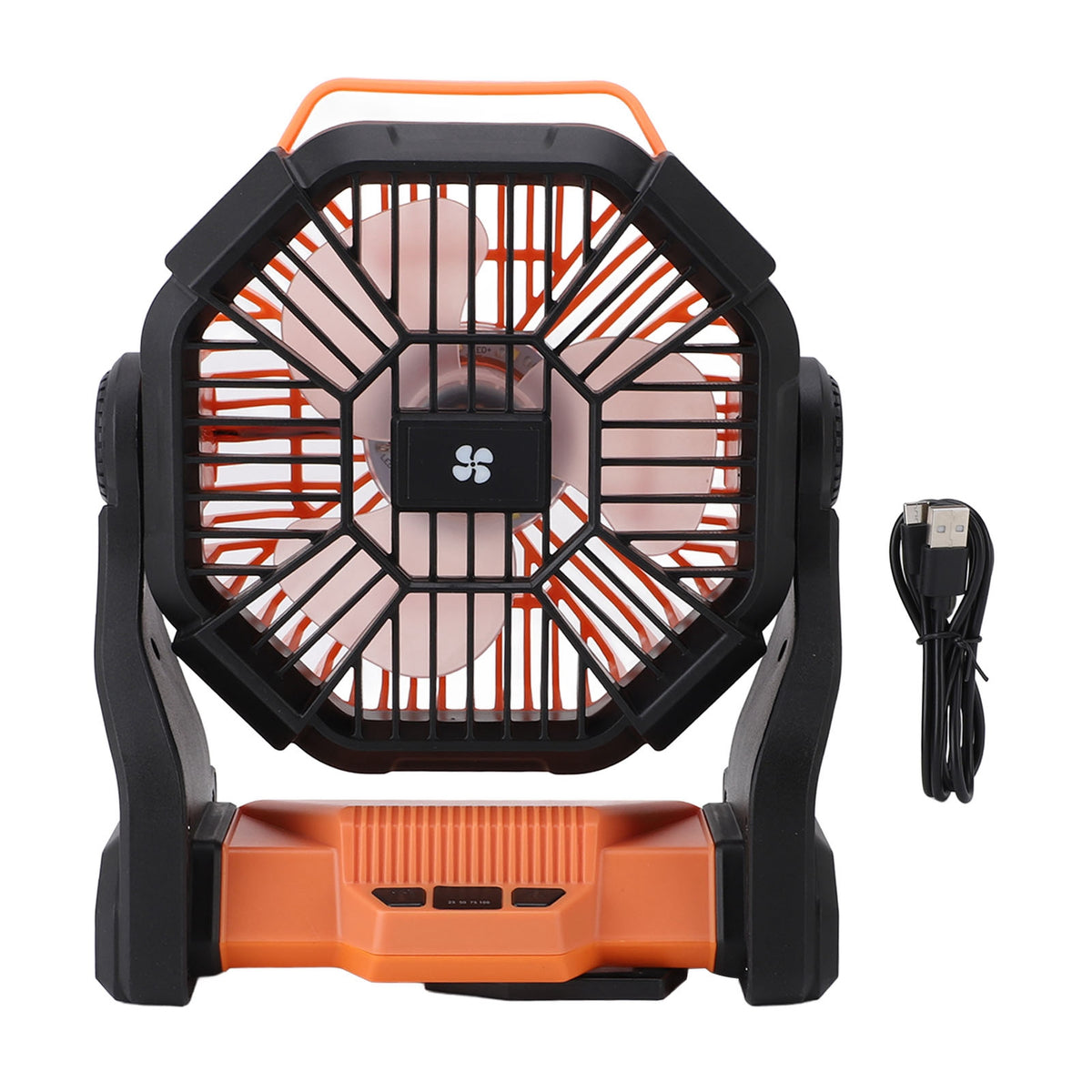Camping Fan with LED Lantern - Rechargeable 10400mAh Tent Fan