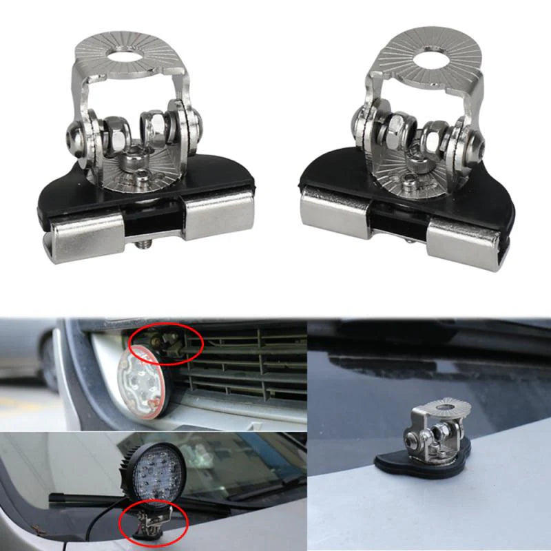 Light Bar Mount Brackets 2-Pack – Hood Pillar Clamp – image 14