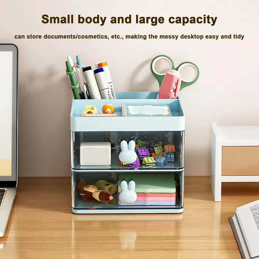 Desk Organizer with Drawer for Pens and Office Supplies – image 7