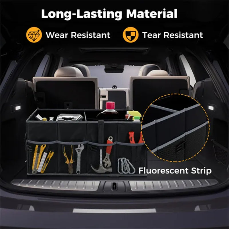 Trunk Organizer 13-Gallon, 3 Compartments and 6 Pockets – image 6