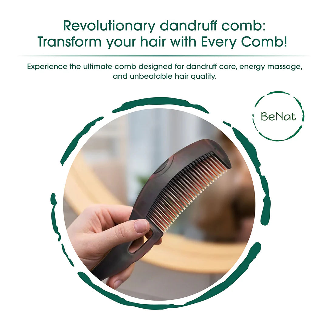 Scalp Comb – Self-Cleaning Dandruff Comb – image 2