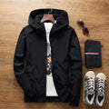Oilfield Softshell Work Jacket, Hooded Water-Resistant Windbreaker