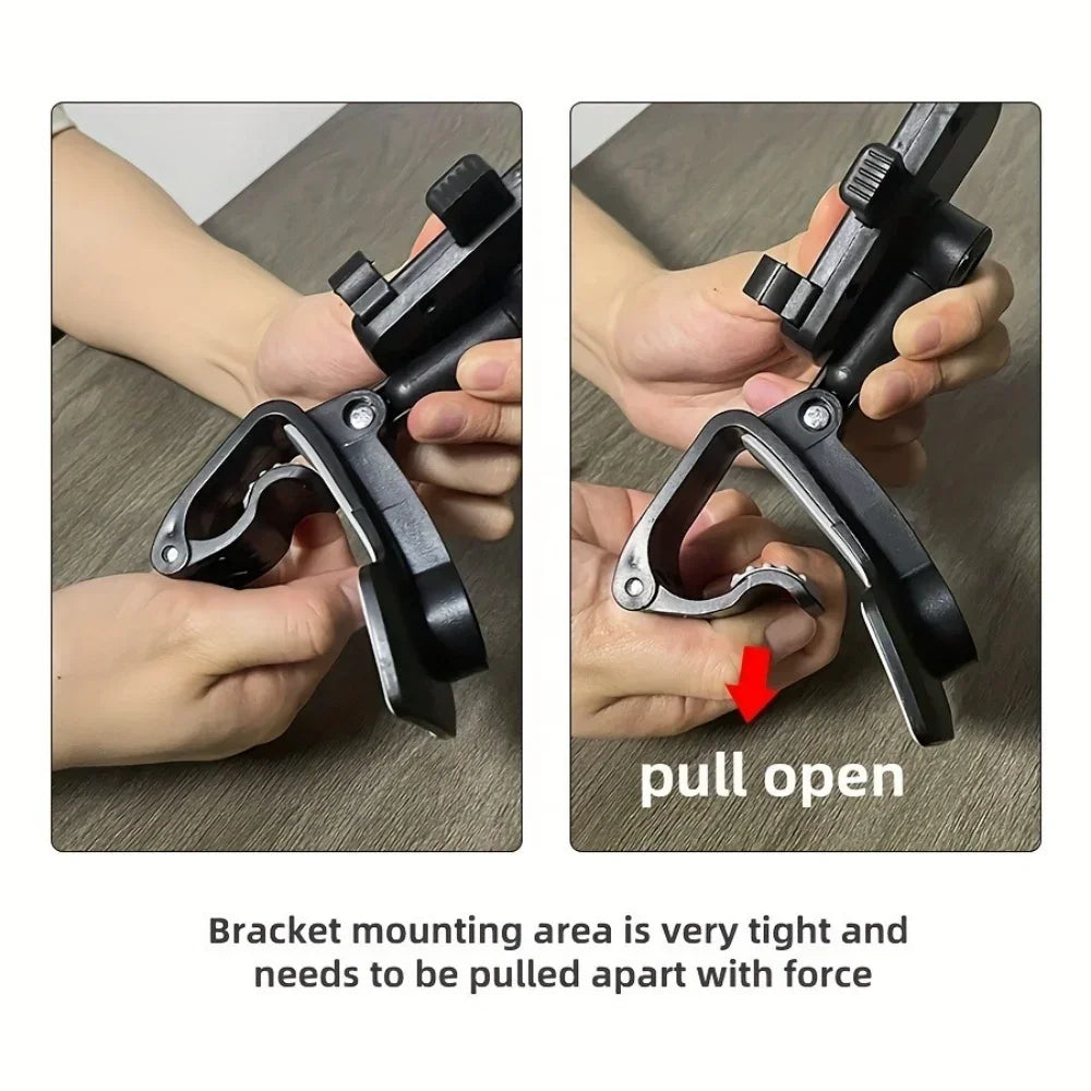 Dashboard Car Phone Holder – 360° Rotating Clip Mount – image 7