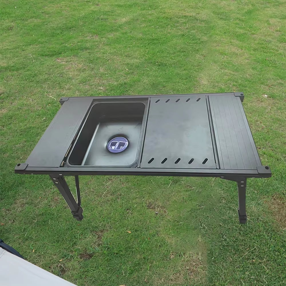 Stainless Steel Camping Sink Basin for Folding Camp Tables, 6L – image 2