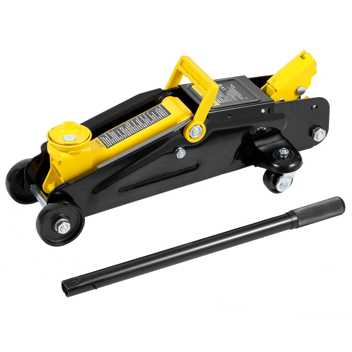 Floor Jack 2 Ton Low Profile Hydraulic, 4.9-13.2 in Lift