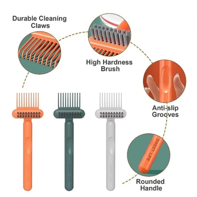 Hair Brush Cleaner Tool - 2-in-1 Comb Cleaning Rake – image 5