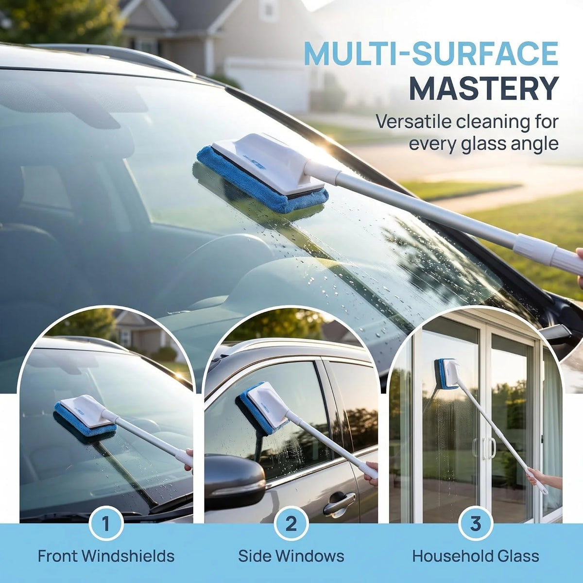 Magnetic Windshield Cleaner – Double-Sided Car Glass Cleaning Tool – image 2