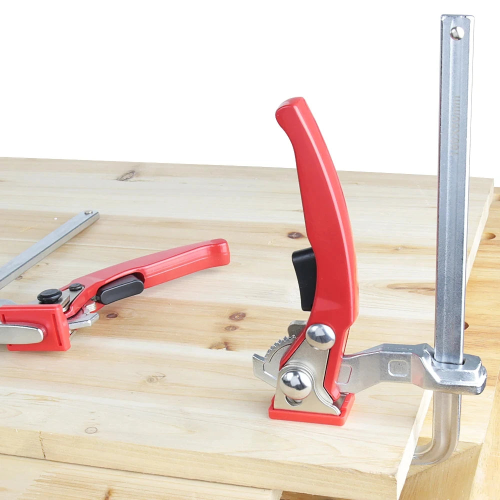 Track Saw Rail Clamps 2-Pack, Quick Ratchet MFT Table Clamps – image 2