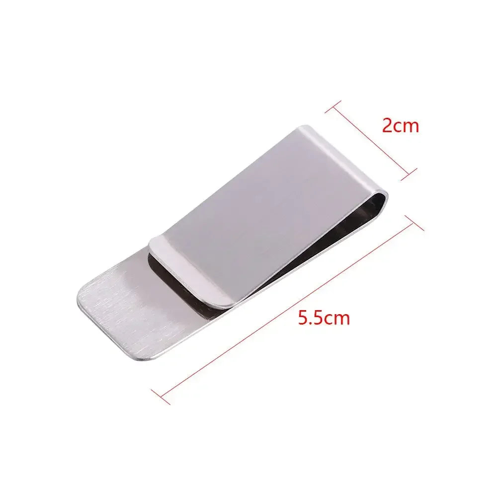 Stainless Steel Money Clip, Slim Cash and Card Holder – image 7