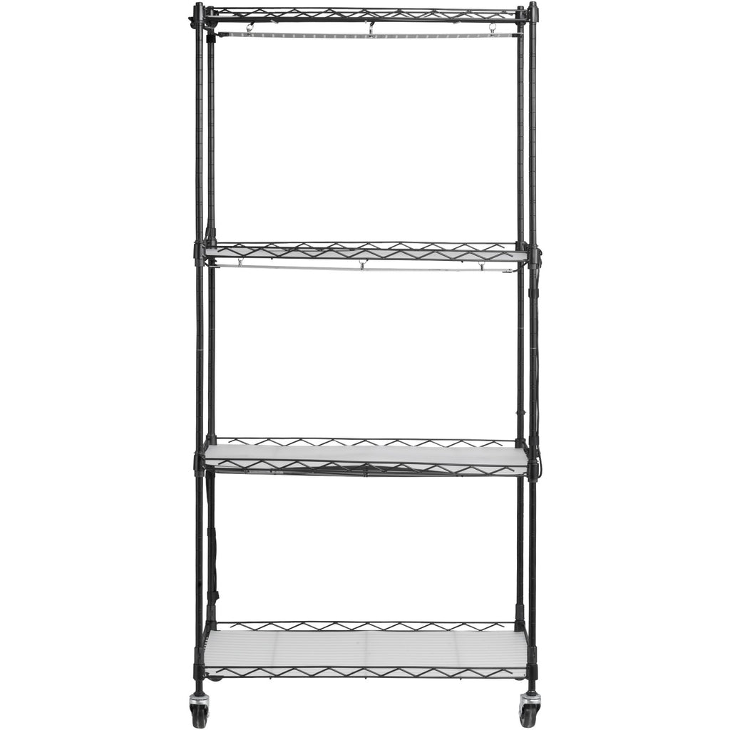 4-Tier Plant Stand with 45W Grow Light, Timer and Wheels – image 7