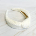 Knit Headband – Cable Knit Knotted Hair Band – image 2