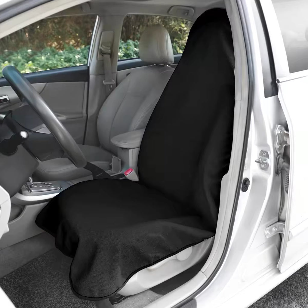 Universal Car Seat Towel Cover - Waterproof Non-Slip Front & Rear Seat Protector