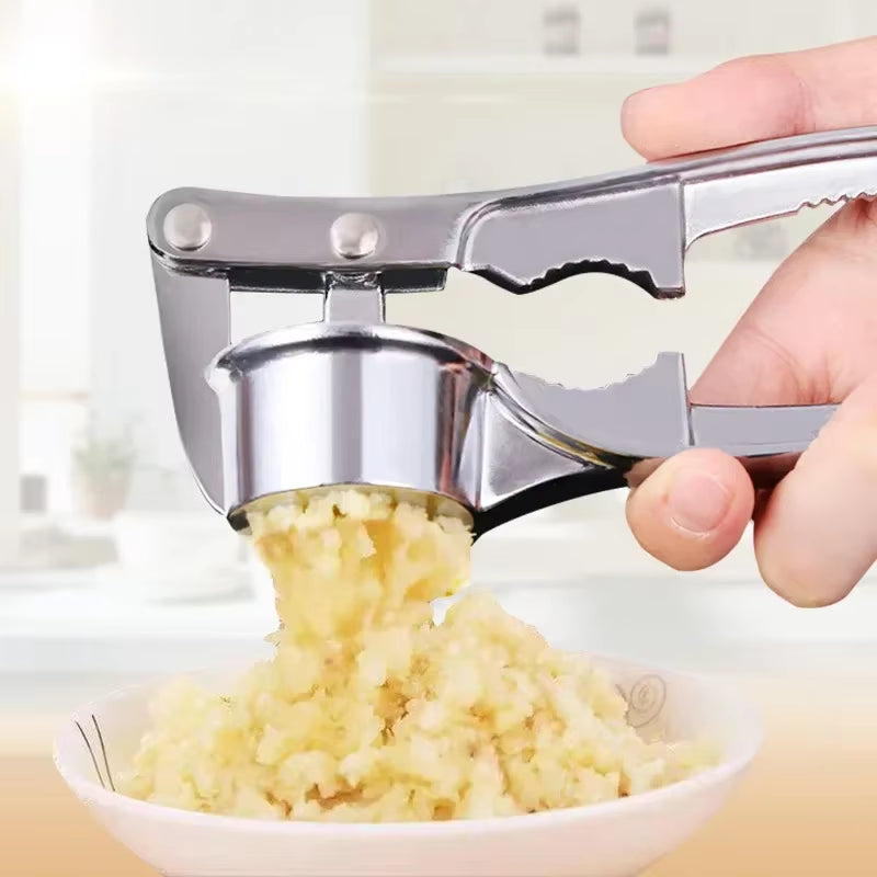 Stainless Steel Garlic Press & Crusher – image 4