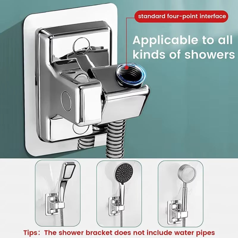 360° Adjustable Suction Shower Head Holder – image 5