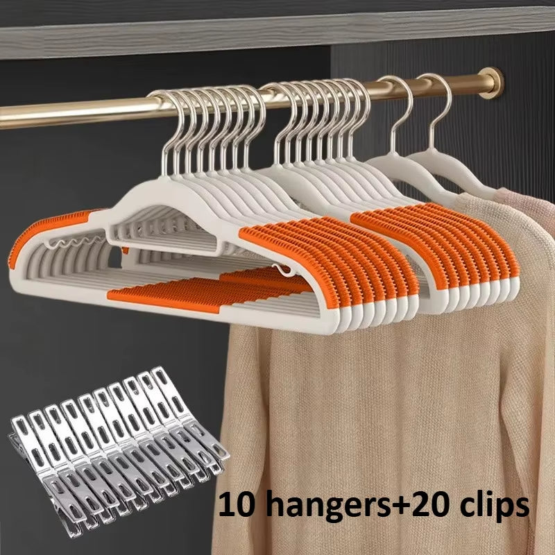 Velvet Hangers - 10 Pack Non-Slip with 20 Clips – image 7