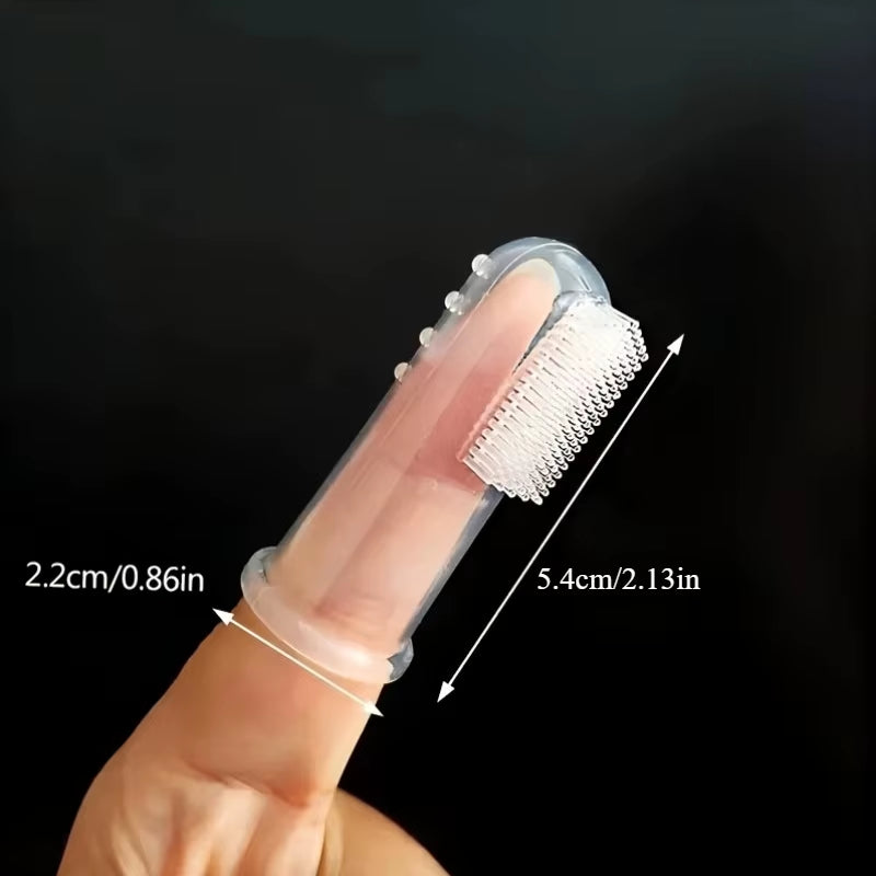 Soft Silicone Finger Toothbrush for Dogs & Cats – image 2