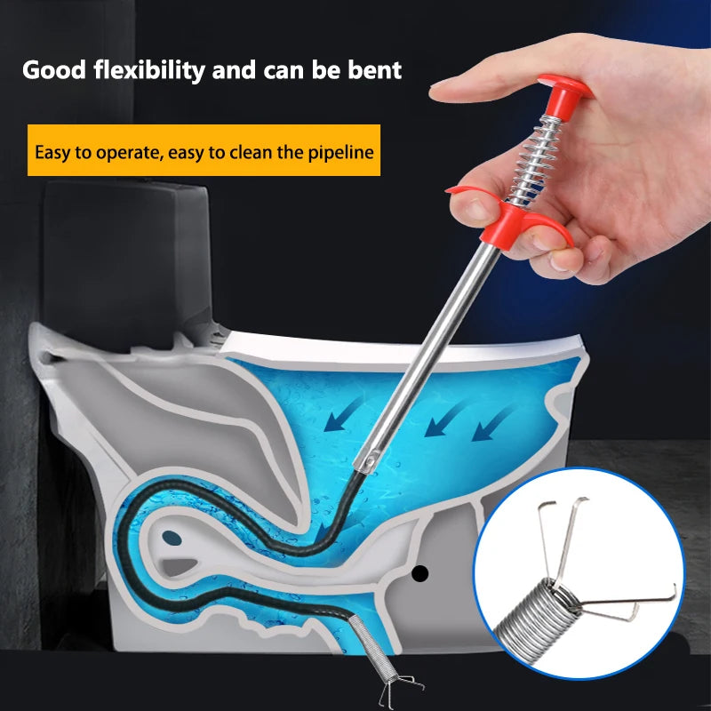 Plumbing Four-Claw Sewer and Toilet Grabber Tool